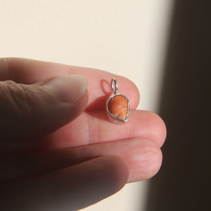 Orange Seashell Necklace