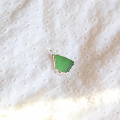 Sprite Green Sea Glass Necklace